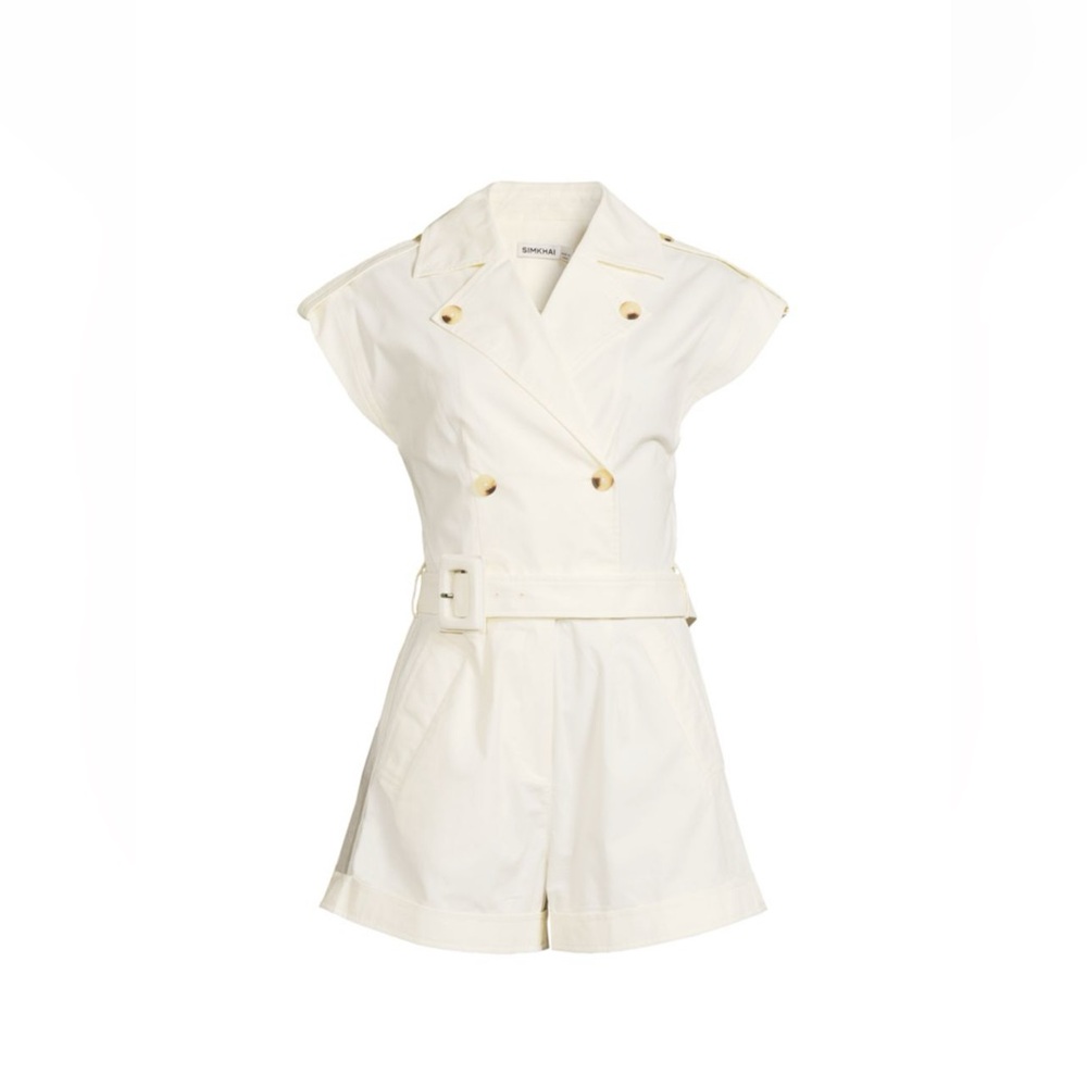 SIMKHAI Vega solid romper